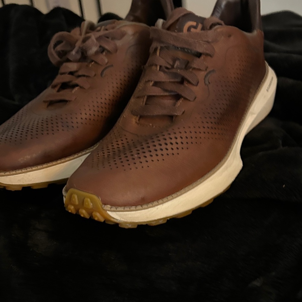 Cole Haan Brown Leather Sneakers - Picture 6 of 12